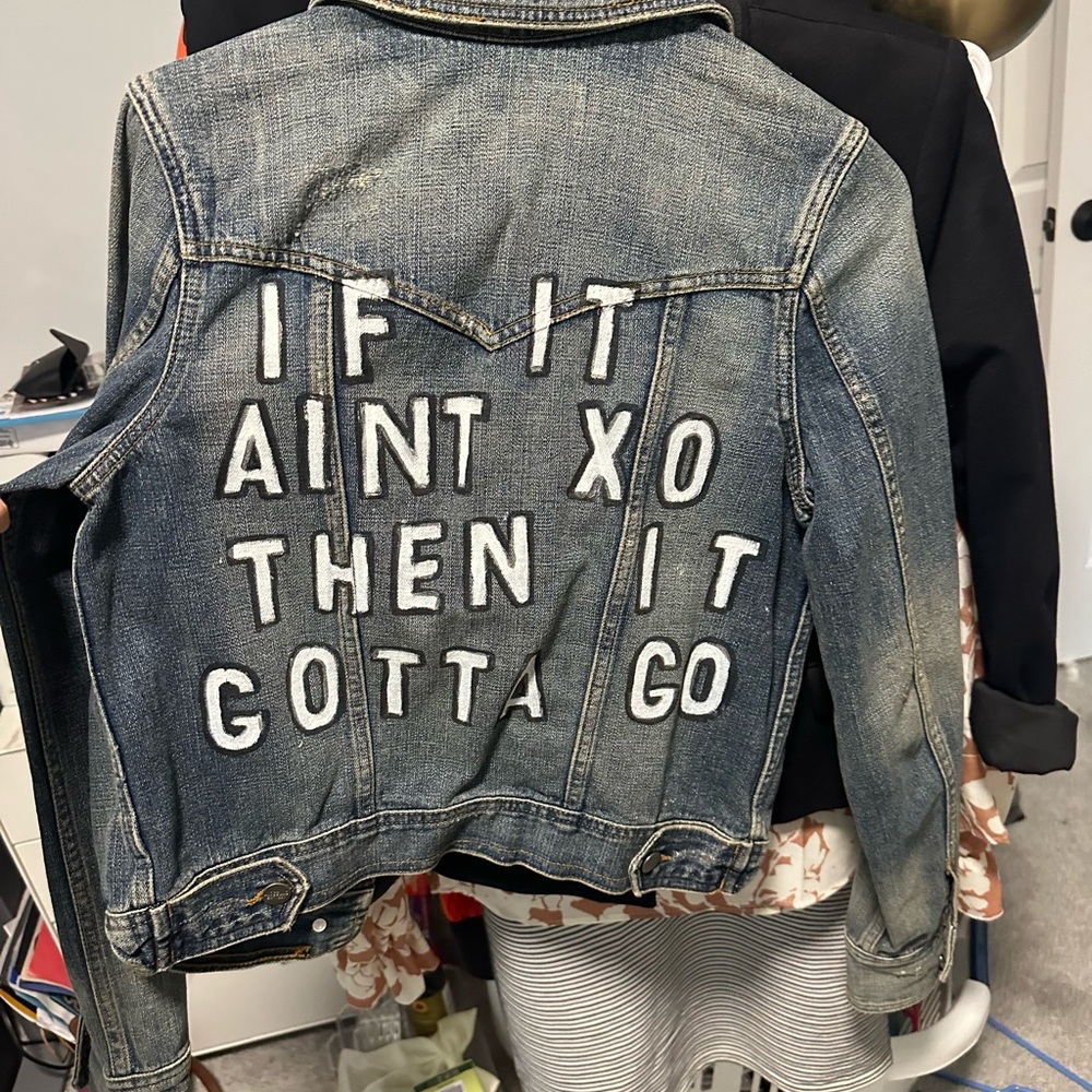“XO” Weeknd Denim Jacket
